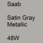 Preview: Saab, Satin Gray Metallic, 48W.